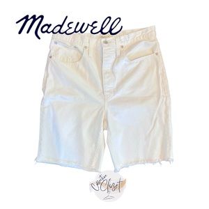 Madewell High-Rise Long Denim Shorts size 29